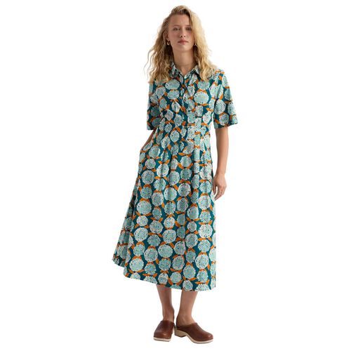 Seasalt Cornwall Wild Liquorice Dress - Painted Marigold Dark Wreckage